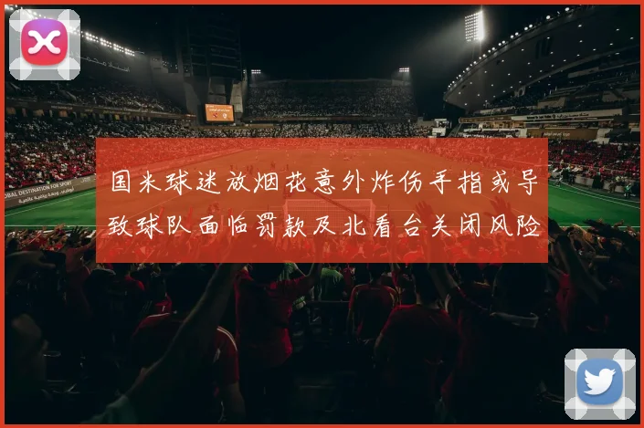 国米球迷放烟花意外炸伤手指或导致球队面临罚款及北看台关闭风险